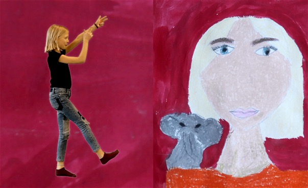 stillbild dansfilmsprojekt Sticklinge skola