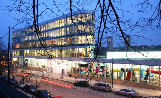 Bild på Bonniers Konsthalls byggnad 