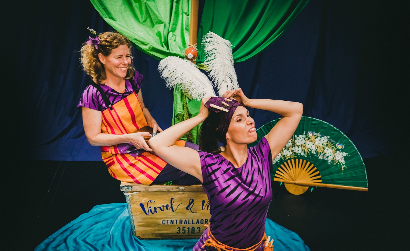 Virvel och Vinda åker båt