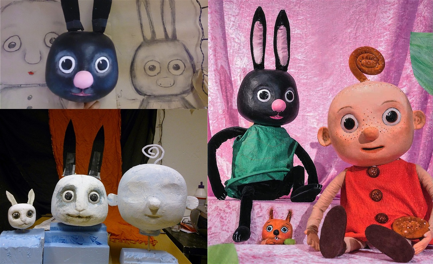 Bilden föreställer speldockor.