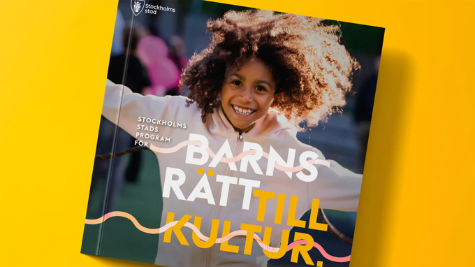 Omslaget till publikationen Barns rätt till kultur.