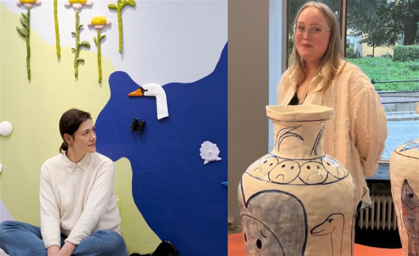 Bild på Andrea och Sofi