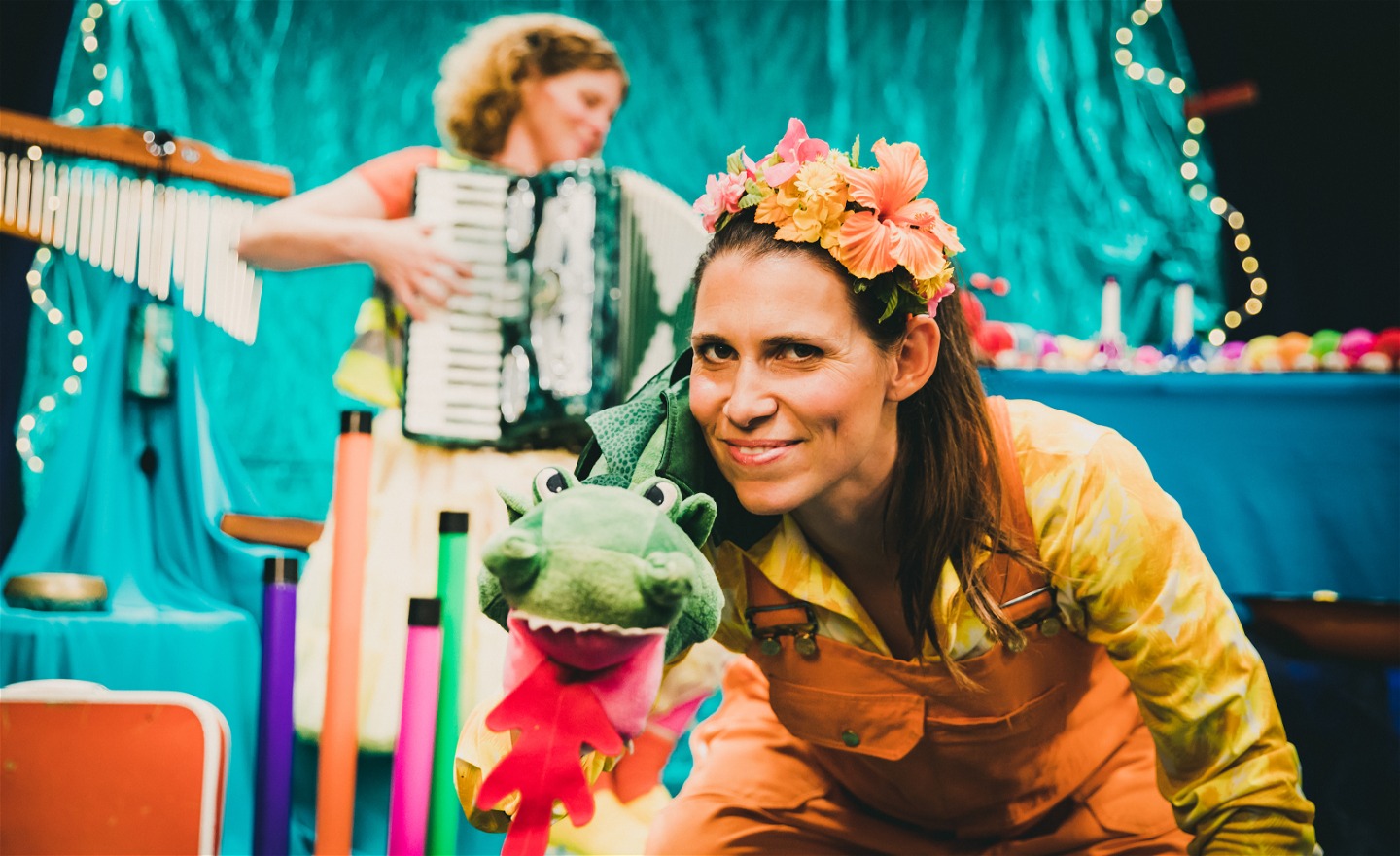 Zigga och Zing spelar med Draken Pyr