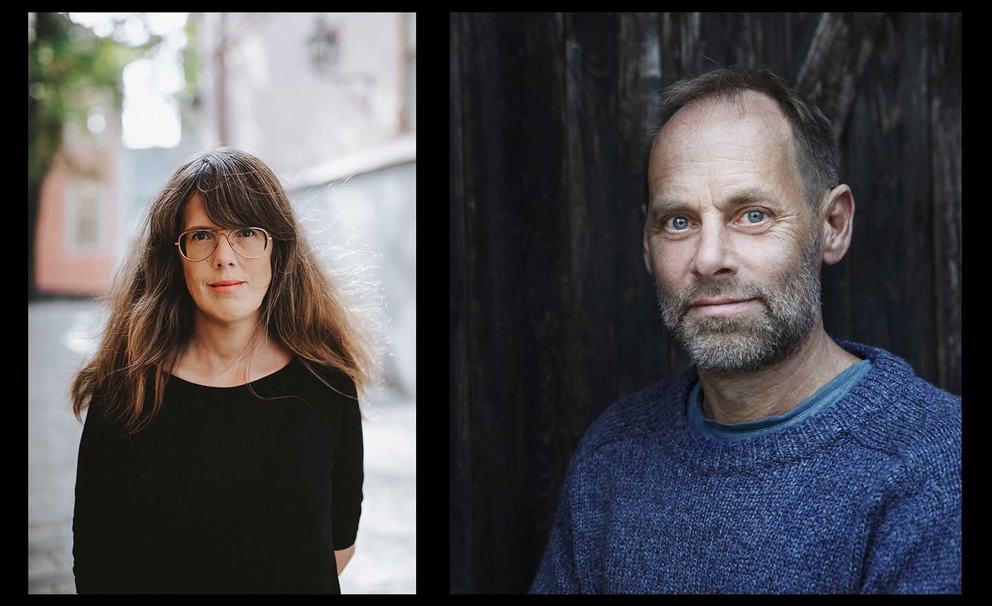 Porträttbilder på Sara och Petter.