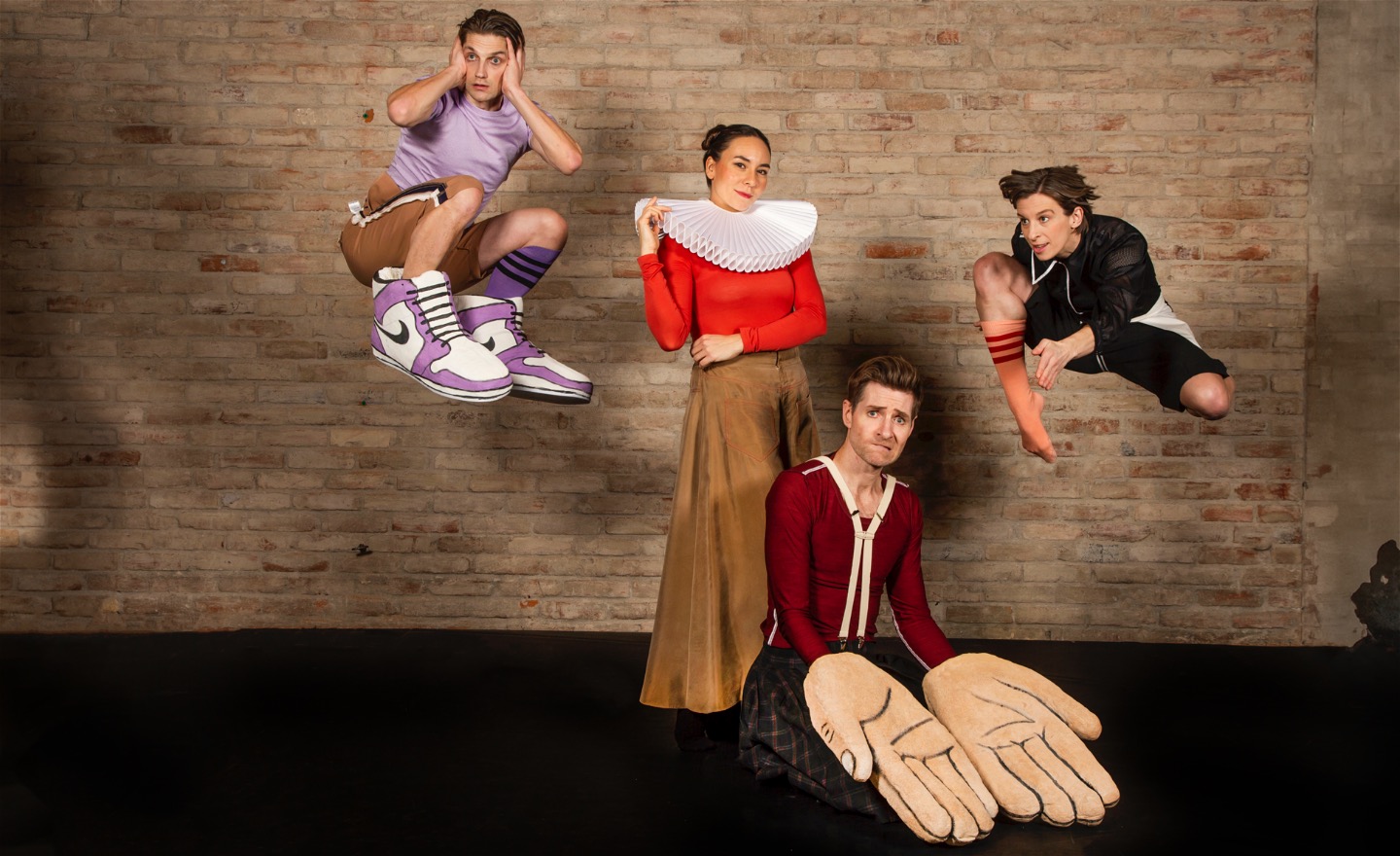 På bilden syns Tobias, Jeannette, Hugo och Ninna.