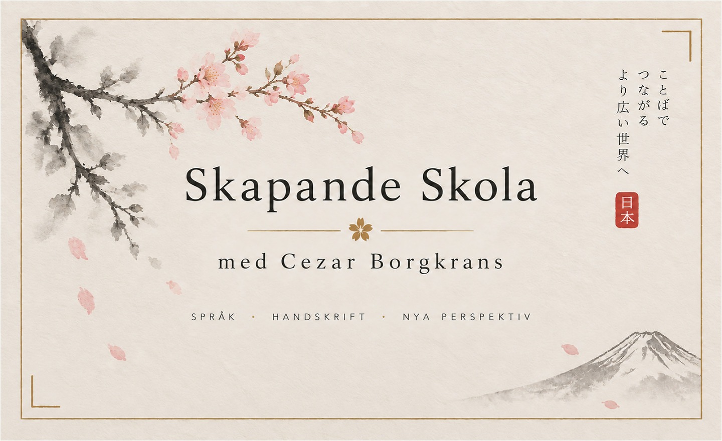 Skapande skola med Cezar Borgkrans – språk, kultur och nya perspektiv.