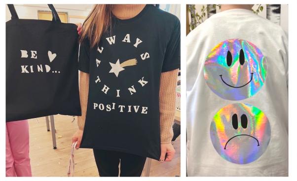 Tröjor med tryck som barn gjort