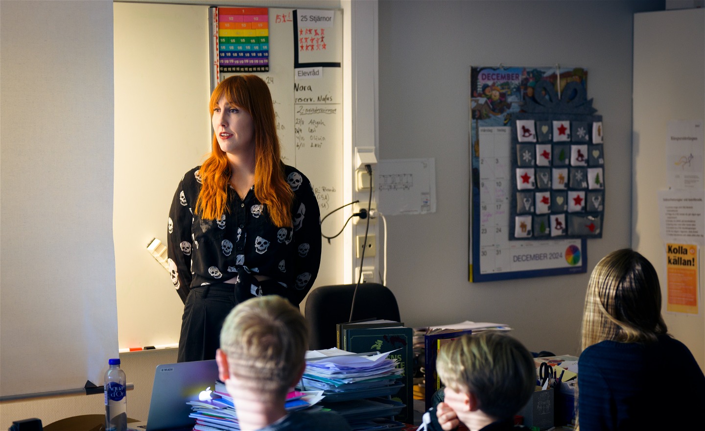 Sofia Bergström besöker en klass